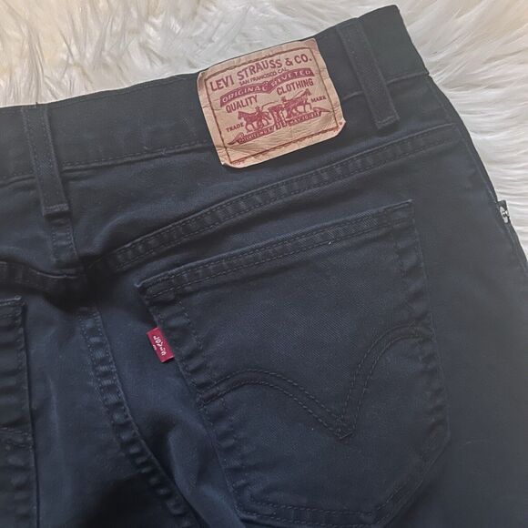 Levi's 550 Relaxed Boot Cut Jeans Sz 12 Medium Women's Misses Black Denim - Picture 7 of 10